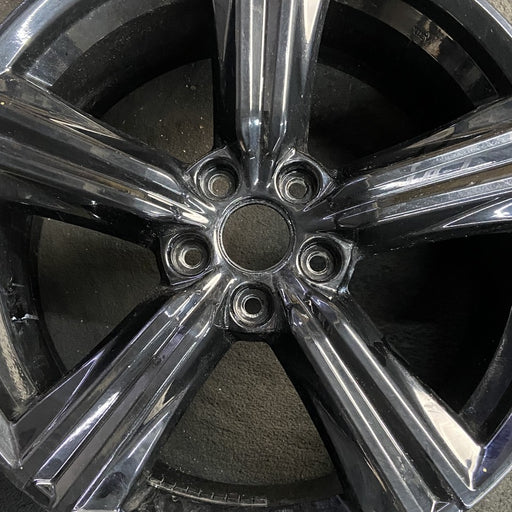 19" ACCORD 23-25 19x8.5 alloy 5 spoke straight spoke black Original OEM Wheel - Angle View