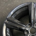 19" ACCORD 23-25 19x8.5 alloy 5 spoke straight spoke black Original OEM Wheel - Side Profile