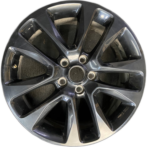20" GRAND CHEROKEE 17 20x8, 5 spoke , w/o 75th Anniversary package; , black - Front View