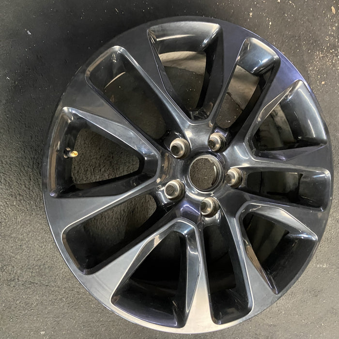 20" GRAND CHEROKEE 17 20x8, 5 spoke , w/o 75th Anniversary package; , black - View 7