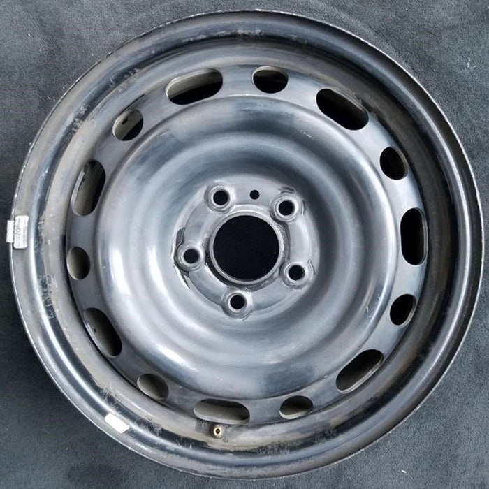 16" MAZDA 3 04-09 16x6.5, steel Original OEM Wheel Rim - Front View
