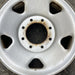 17" FORD F250SD PICKUP 05-07 17x7.5 SRW 5 spoke steel argent Original OEM Wheel - Angle View