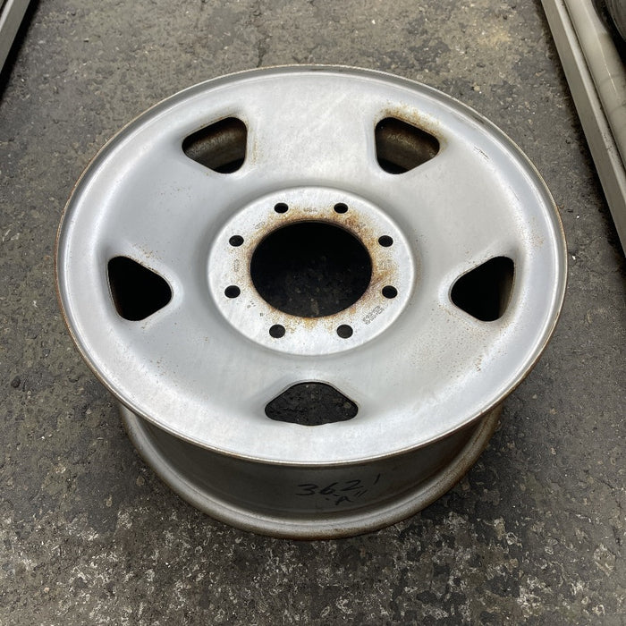17" FORD F250SD PICKUP 05-07 17x7.5 SRW 5 spoke steel argent Original OEM Wheel - View 7