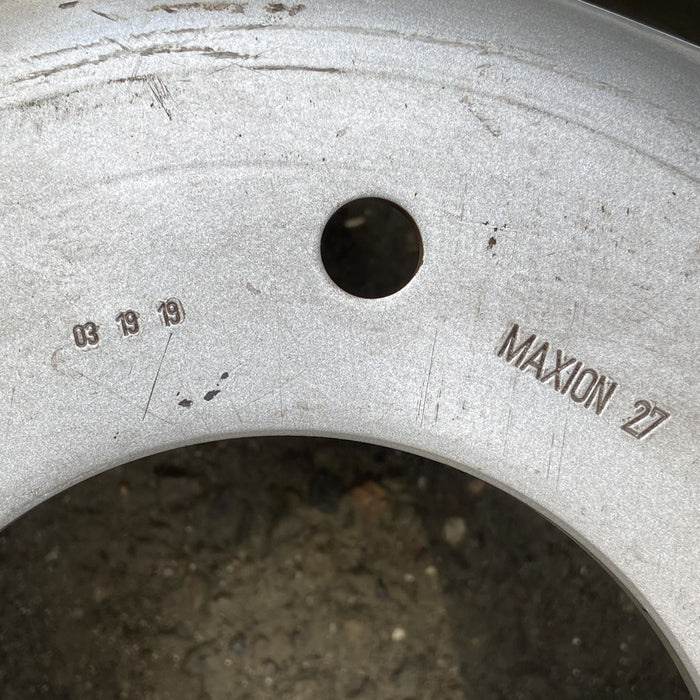 17" DODGE 3500 PICKUP 19-24 Chassis Cab, DRW, , steel Original OEM Wheel Rim - Back View