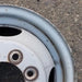 16" FORD E350 VAN 85 16x6, DRW Original OEM Wheel Rim - Close-Up Detail