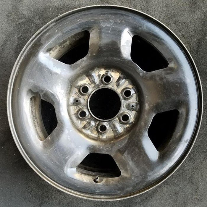 17" EXPEDITION 03 17x7.5 5 spoke steel Original OEM Wheel Rim - Front View
