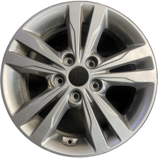 16" ELANTRA 17 16x6.5, alloy, Sdn Original OEM Wheel Rim - Front View