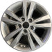 16" ELANTRA 17 16x6.5, alloy, Sdn Original OEM Wheel Rim - Front View