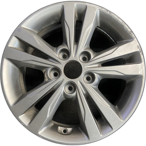 16" ELANTRA 17 16x6.5, alloy, Sdn Original OEM Wheel Rim - Front View