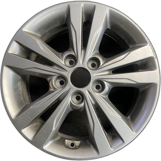 16" ELANTRA 17 16x6.5, alloy, Sdn Original OEM Wheel Rim - Front View