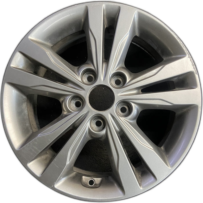 16" ELANTRA 17 16x6.5, alloy, Sdn Original OEM Wheel Rim - Front View