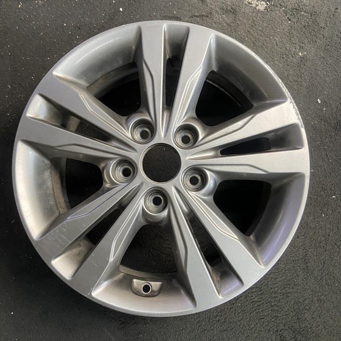 16" ELANTRA 17 16x6.5, alloy, Sdn Original OEM Wheel Rim - Additional View