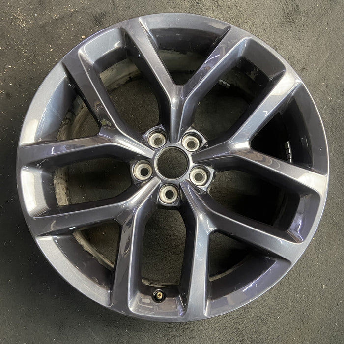 20" CHALLENGER 19-20 20x8 , , Y spoke, , black Original OEM Wheel Rim - Additional View