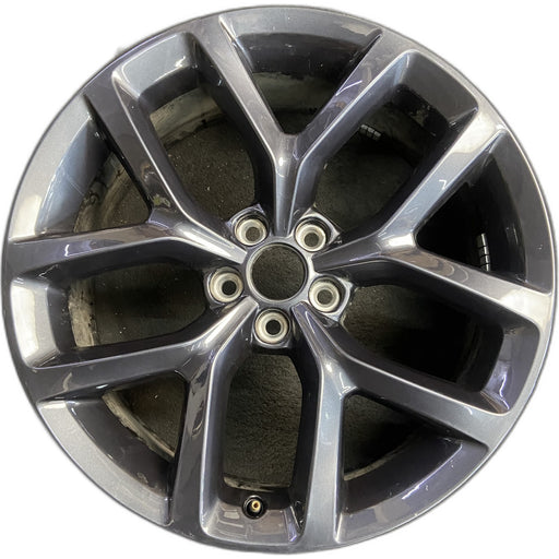 20" CHALLENGER 19-20 20x8 , , Y spoke, , black Original OEM Wheel Rim - Front View