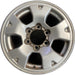 16" TACOMA 05-11 16x7, alloy, 5 spoke Original OEM Wheel Rim - Front View