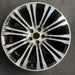 20" 300 11 20x8 alloy 10 double spoke 20 spoke machined face black pockets - Front View