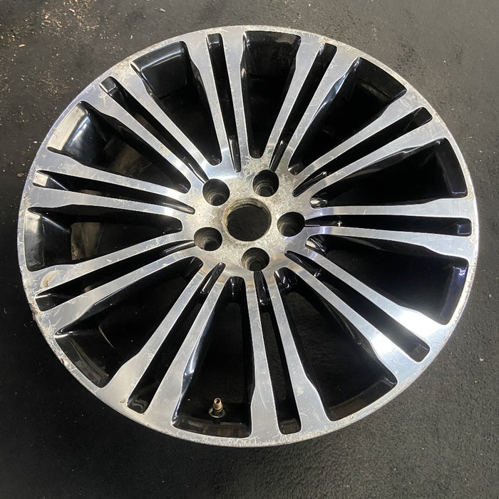 20" 300 11 20x8 alloy 10 double spoke 20 spoke machined face black pockets - View 7