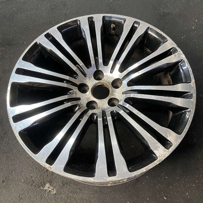 20" 300 11 20x8 alloy 10 double spoke 20 spoke machined face black pockets - View 8
