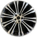 20" 300 11 20x8 alloy 10 double spoke 20 spoke machined face black pockets - Front View