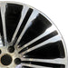 20" 300 11 20x8 alloy 10 double spoke 20 spoke machined face black pockets - Side Profile