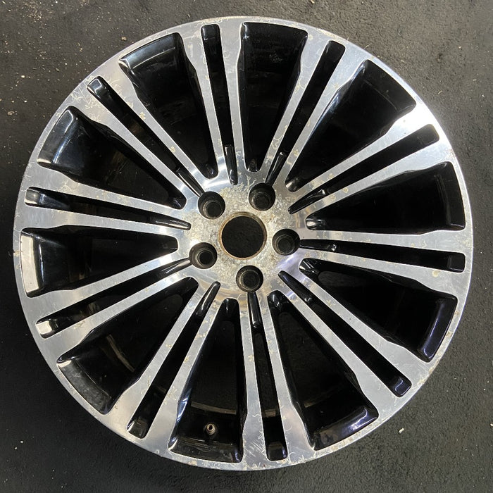 20" 300 11 20x8 alloy 10 double spoke 20 spoke machined face black pockets - Additional View