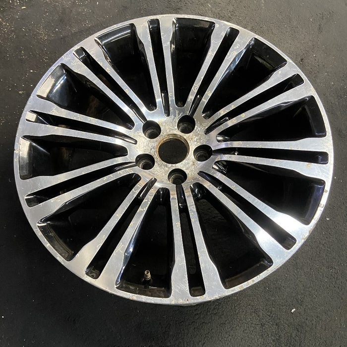 20" 300 11 20x8 alloy 10 double spoke 20 spoke machined face black pockets - View 7