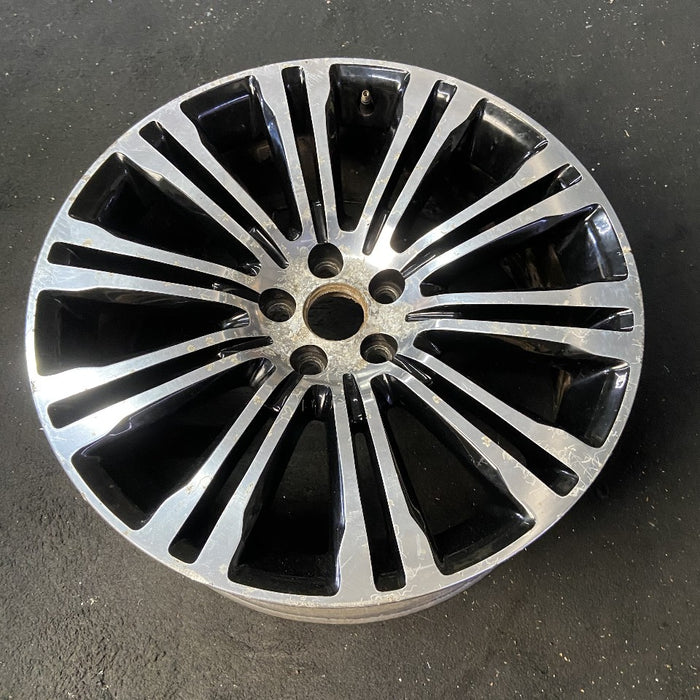 20" 300 11 20x8 alloy 10 double spoke 20 spoke machined face black pockets - View 8