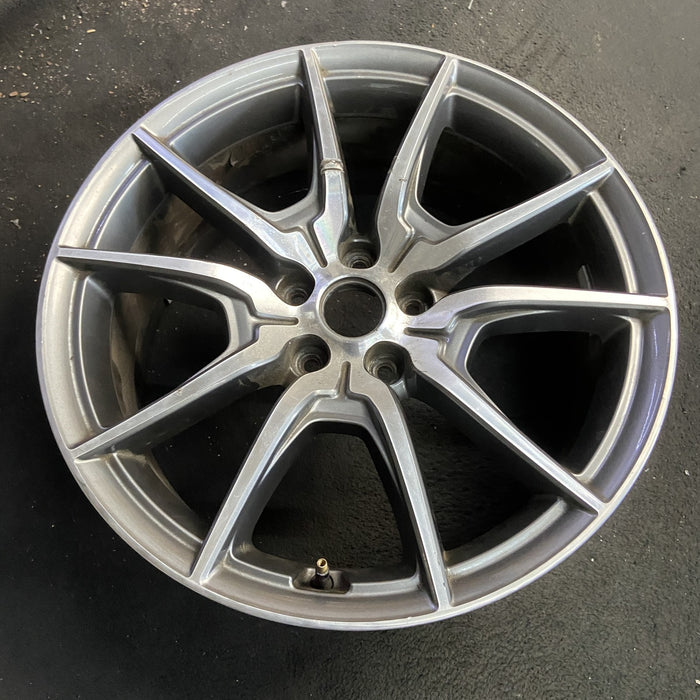 19" G70 19 19x8 , 10 straight spokes Original OEM Wheel Rim - View 7