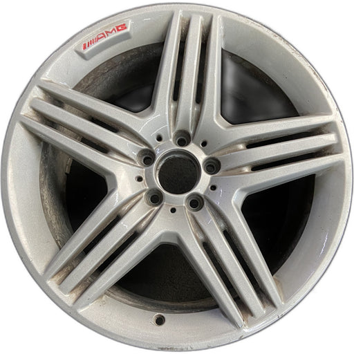 19" MERCEDES S-CLASS 12 221 Type; S550, 19x9.5, Original OEM Wheel Rim - Front View