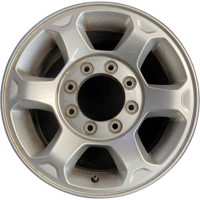 17" FORD F250SD PICKUP 13 17x7.5 , 6 spoke, Original OEM Wheel Rim - Front View