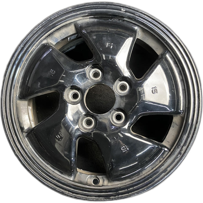 15" IONIQ 17-19 , 15x6, ID 52910G2120 Original OEM Wheel Rim - Front View