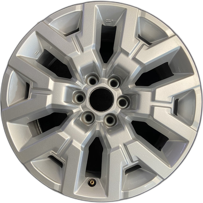 17" FRONTIER 22-24 17x7.5, alloy , Y spoke, silver Original OEM Wheel Rim - Front View