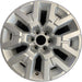17" FRONTIER 22-24 17x7.5, alloy , Y spoke, silver Original OEM Wheel Rim - Front View