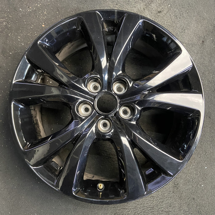18" MAZDA CX-30 22-23 aluminum, 18x7, black Original OEM Wheel Rim - Additional View