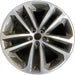 19" F-PACE 17-19 19x8.5 , 5 double spoke Original OEM Wheel Rim - Front View