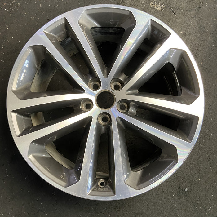 19" F-PACE 17-19 19x8.5 , 5 double spoke Original OEM Wheel Rim - Additional View