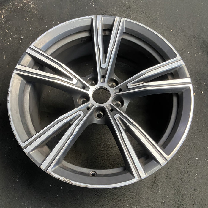 19" BMW 330e 21-24 19x8, , V spoke Original OEM Wheel Rim - View 7