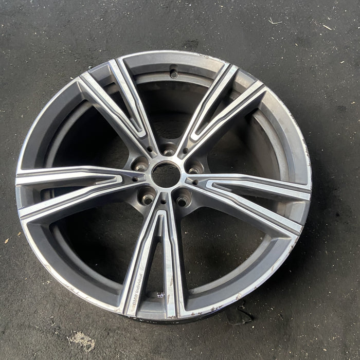 19" BMW 330e 21-24 19x8, , V spoke Original OEM Wheel Rim - View 8