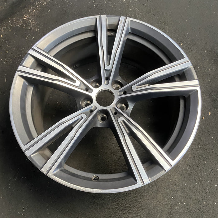 19" BMW 330e 21-24 19x8, , V spoke Original OEM Wheel Rim - View 7