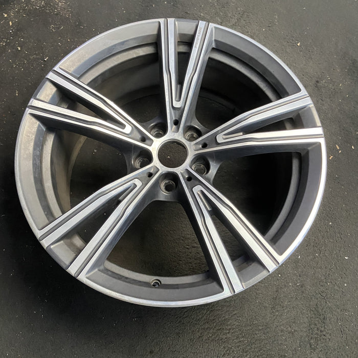 19" BMW 330e 21-24 19x8, , V spoke Original OEM Wheel Rim - View 7