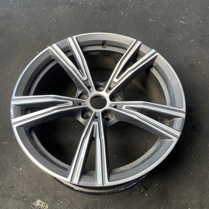 19" BMW 330e 21-24 19x8, , V spoke Original OEM Wheel Rim - View 8