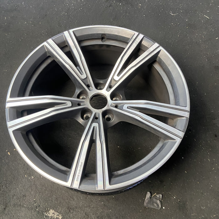19" BMW 330e 21-24 19x8, , V spoke Original OEM Wheel Rim - View 8