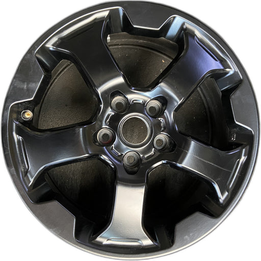 17" FORESTER 22-24 17x7, alloy, 5 spoke Original OEM Wheel Rim - Front View