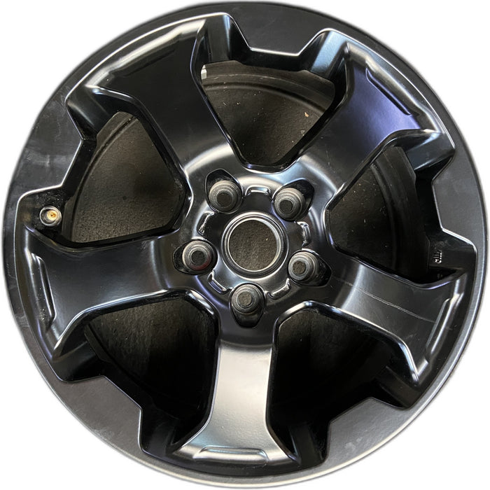 17" FORESTER 22-24 17x7, alloy, 5 spoke Original OEM Wheel Rim - Front View