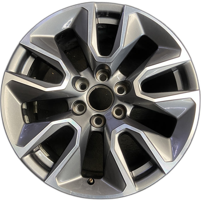 20" SIERRA 1500 PICKUP 19 , 20x9, 10 spoke, opt RD4 Original OEM Wheel Rim - Front View