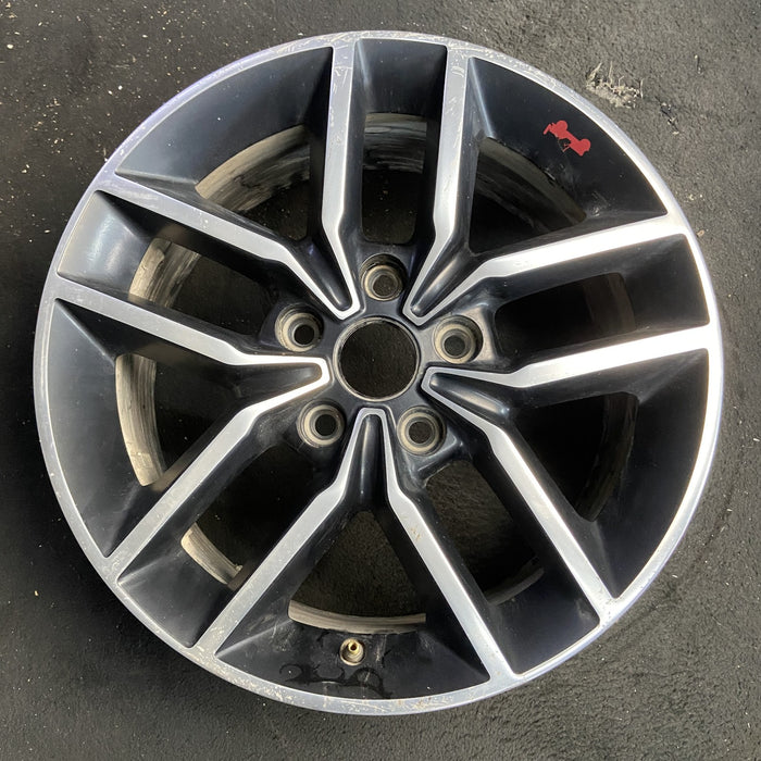 18" GRAND CHEROKEE 17 18x8, aluminum, w/o 75th Anniversary package; polished - Additional View
