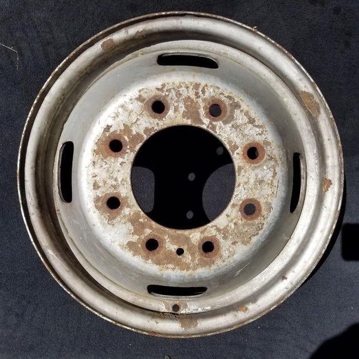 17" FORD F350SD PICKUP 05-16 17x6.5 , 4 oval openings Original OEM Wheel Rim - Front View