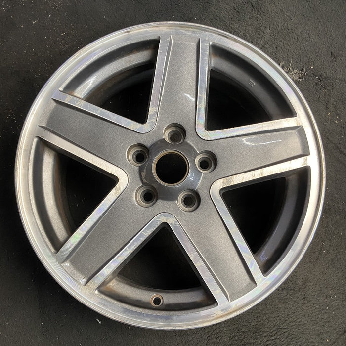 17" PATRIOT 07-10 17x6.5 alloy 5 spoke argent spokes Original OEM Wheel Rim