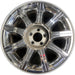 18" 300 07-10 18x7.5, , chrome clad , center groove in spokes Original OEM - Front View