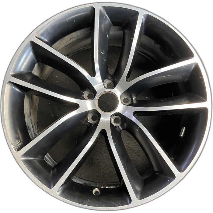 20" CHALLENGER 15-19 20x9 , 10 spoke, Original OEM Wheel Rim - Front View